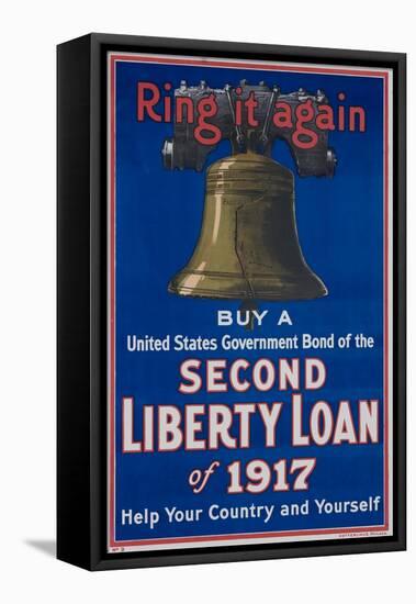 Ring it Again Second Liberty Loan Poster-null-Framed Premier Image Canvas