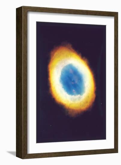 Ring Nebula-null-Framed Art Print