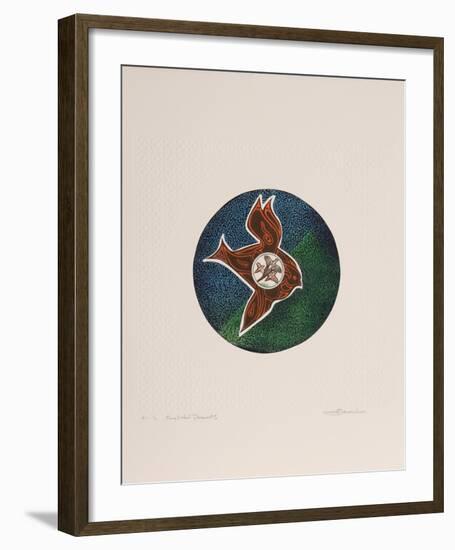 Ring Necked Pheasant-Martin Barooshian-Framed Limited Edition