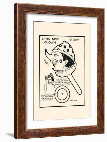 Ring-Nose Clown-Michael C. Dank-Framed Art Print
