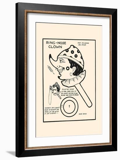 Ring-Nose Clown-Michael C. Dank-Framed Art Print