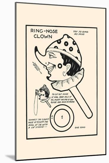 Ring-Nose Clown-Michael C. Dank-Mounted Art Print