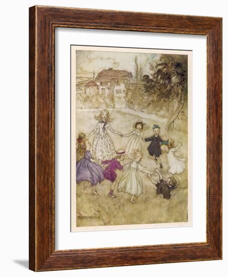 Ring O'Roses-Arthur Rackham-Framed Art Print