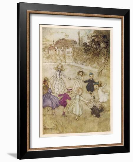 Ring O'Roses-Arthur Rackham-Framed Art Print