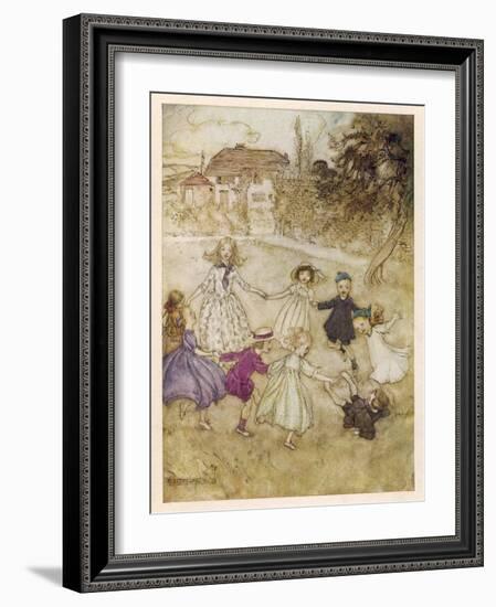 Ring O'Roses-Arthur Rackham-Framed Art Print