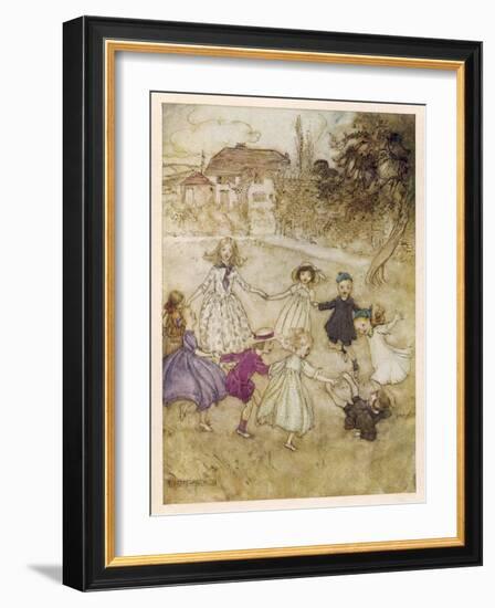 Ring O'Roses-Arthur Rackham-Framed Art Print