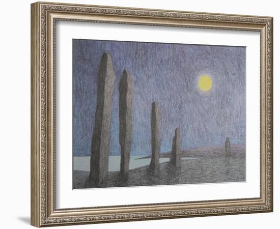 Ring of Brodgar, 2016-Ann Brain-Framed Giclee Print