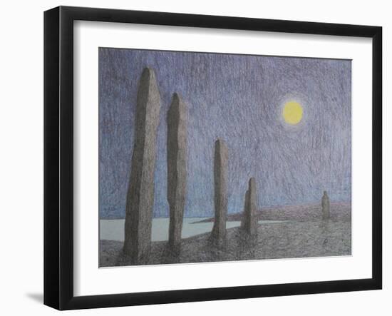 Ring of Brodgar, 2016-Ann Brain-Framed Giclee Print