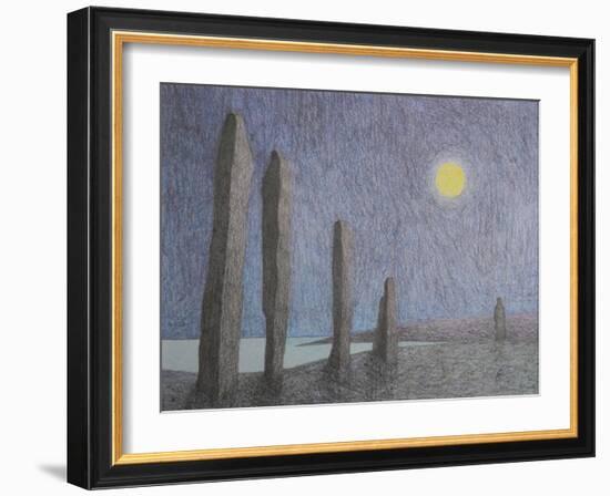 Ring of Brodgar, 2016-Ann Brain-Framed Giclee Print