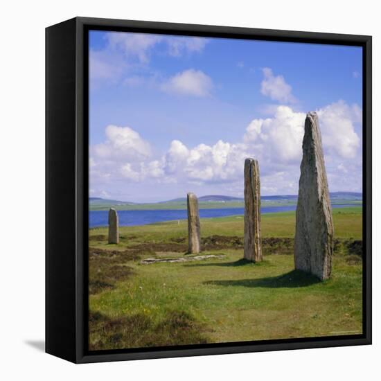 Ring of Brodgar (Brogar), Mainland, Orkney Islands, Scotland, UK,Europe-Michael Jenner-Framed Premier Image Canvas