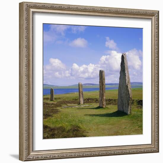 Ring of Brodgar (Brogar), Mainland, Orkney Islands, Scotland, UK,Europe-Michael Jenner-Framed Photographic Print