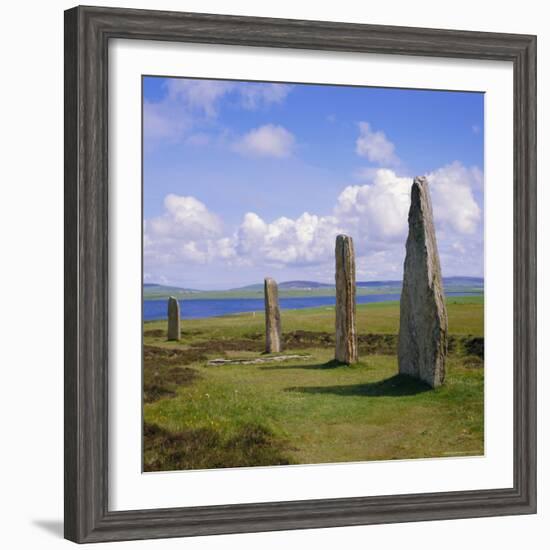 Ring of Brodgar (Brogar), Mainland, Orkney Islands, Scotland, UK,Europe-Michael Jenner-Framed Photographic Print