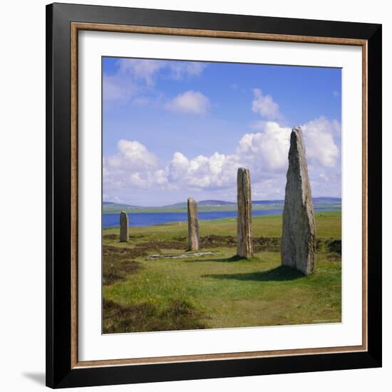 Ring of Brodgar (Brogar), Mainland, Orkney Islands, Scotland, UK,Europe-Michael Jenner-Framed Photographic Print