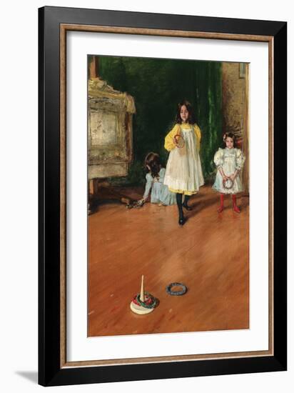 Ring Toss-William Merritt Chase-Framed Art Print