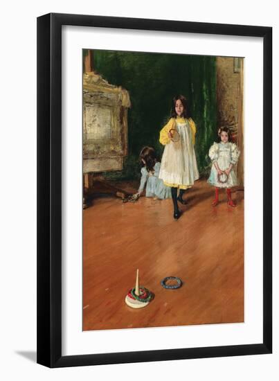 Ring Toss-William Merritt Chase-Framed Art Print