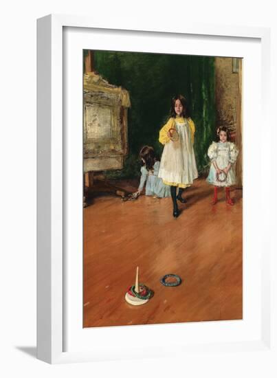 Ring Toss-William Merritt Chase-Framed Art Print