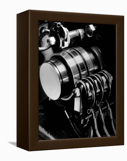 Ringing Machine that Governs the Ringing Bell in Telephones at NY Telephone Exchange Terminal-Margaret Bourke-White-Framed Premier Image Canvas