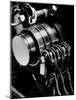 Ringing Machine that Governs the Ringing Bell in Telephones at NY Telephone Exchange Terminal-Margaret Bourke-White-Mounted Photographic Print