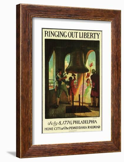 Ringing Out Liberty-null-Framed Art Print