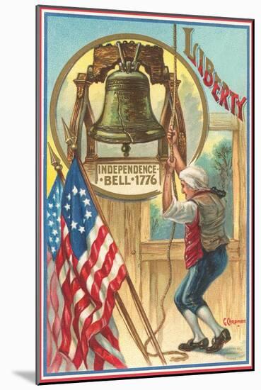 Ringing the Liberty Bell-null-Mounted Art Print