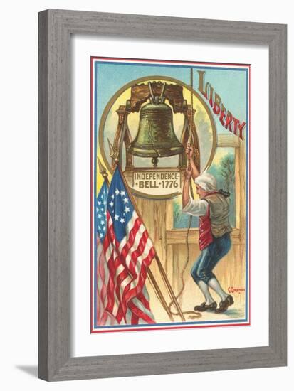 Ringing the Liberty Bell-null-Framed Premium Giclee Print