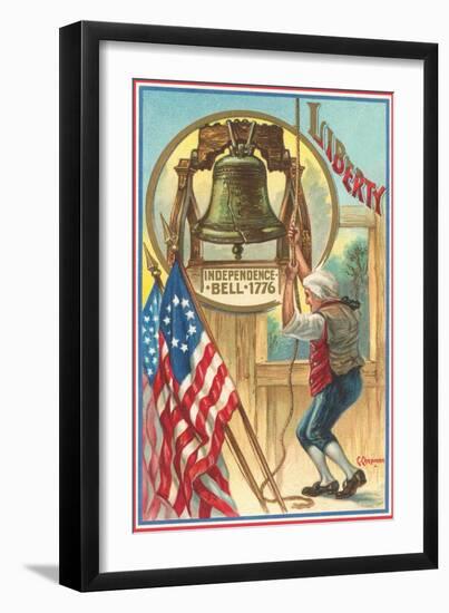 Ringing the Liberty Bell-null-Framed Premium Giclee Print