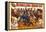 Ringling Bros - Army of 50 Clowns, 1960-null-Framed Stretched Canvas