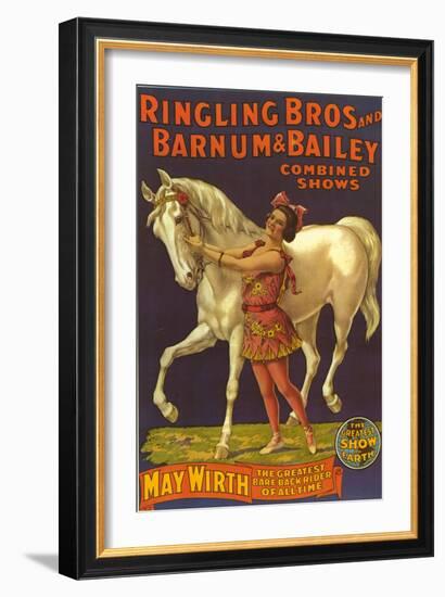 Ringling Bros Circus Barnum and Bailey, USA-null-Framed Giclee Print