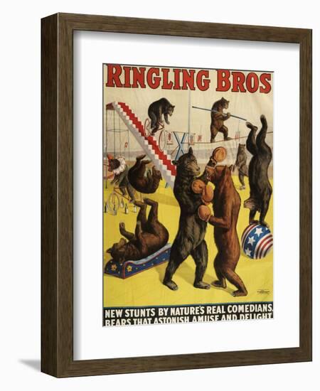 Ringling Bros, Poster, 1900--Framed Giclee Print