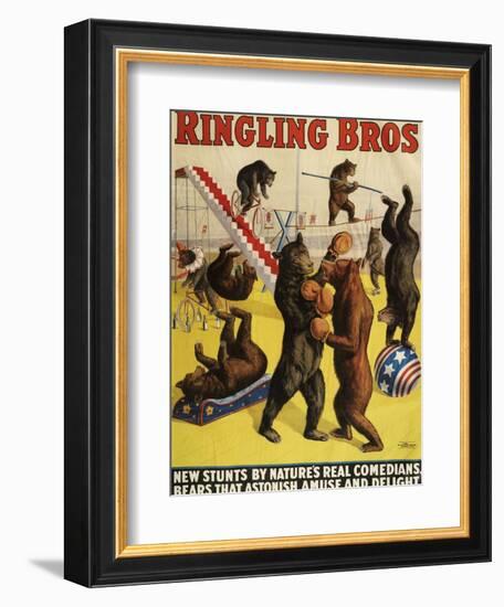 Ringling Bros, Poster, 1900-null-Framed Giclee Print