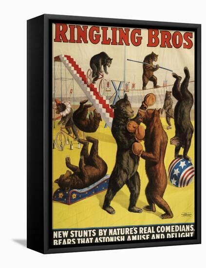 Ringling Bros, Poster, 1900-null-Framed Premier Image Canvas