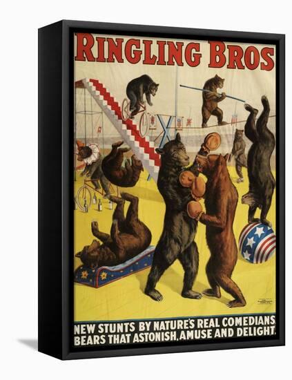 Ringling Bros, Poster, 1900-null-Framed Premier Image Canvas