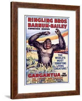Ringling Brothers: Gargantua the Great-null-Framed Giclee Print
