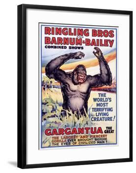 Ringling Brothers: Gargantua the Great-null-Framed Giclee Print