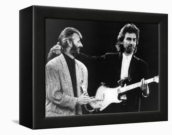 Ringo Starr and George Harrison In, 1988-Associated Newspapers-Framed Stretched Canvas