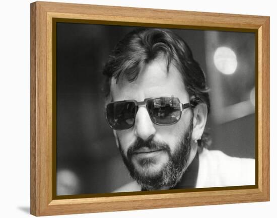 Ringo Starr, Former Beatle-Associated Newspapers-Framed Stretched Canvas