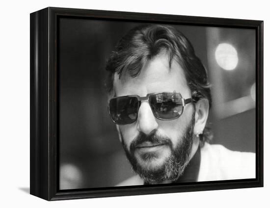 Ringo Starr, Former Beatle-Associated Newspapers-Framed Stretched Canvas