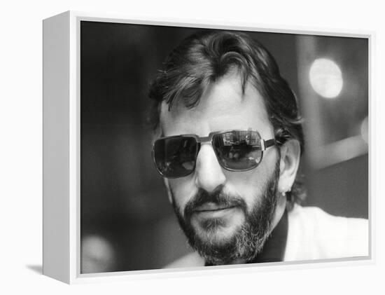 Ringo Starr, Former Beatle-Associated Newspapers-Framed Stretched Canvas