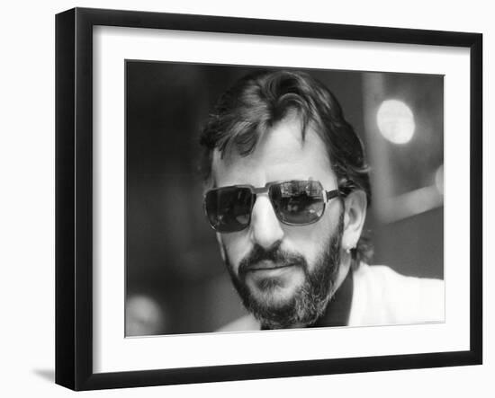 Ringo Starr, Former Beatle-Associated Newspapers-Framed Photo