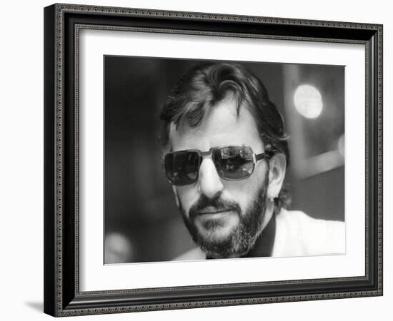 Ringo Starr, Former Beatle-Associated Newspapers-Framed Photo