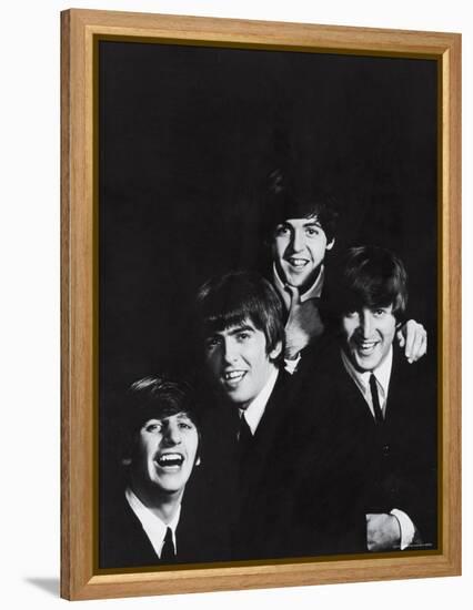 Ringo Starr, George Harrison, Paul McCartney and John Lennon of the English Rock Group the Beatles-John Dominis-Framed Premier Image Canvas