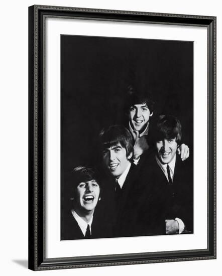 Ringo Starr, George Harrison, Paul McCartney and John Lennon of the English Rock Group the Beatles-John Dominis-Framed Premium Photographic Print