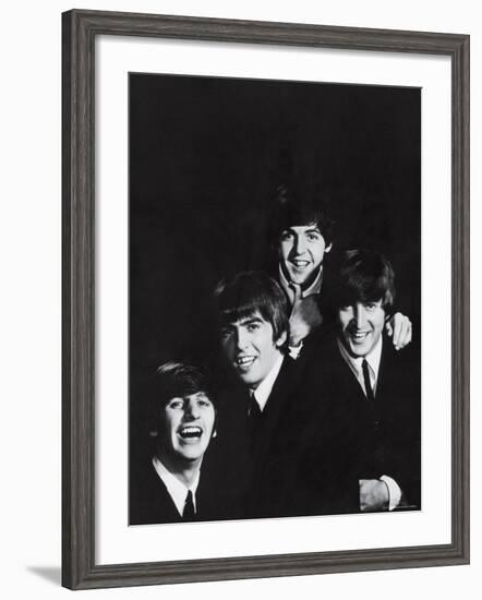 Ringo Starr, George Harrison, Paul McCartney and John Lennon of the English Rock Group the Beatles-John Dominis-Framed Premium Photographic Print