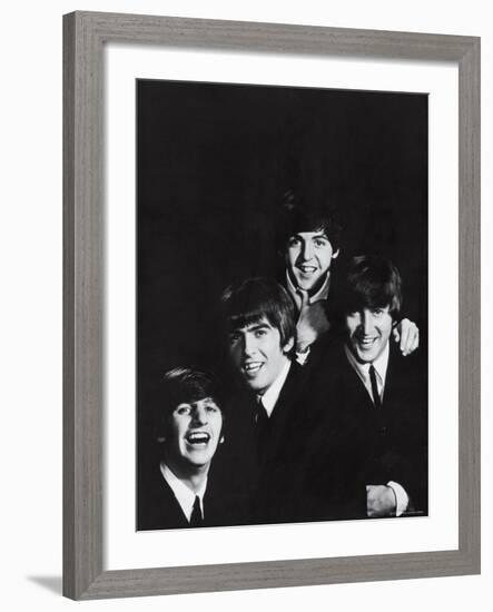 Ringo Starr, George Harrison, Paul McCartney and John Lennon of the English Rock Group the Beatles-John Dominis-Framed Premium Photographic Print