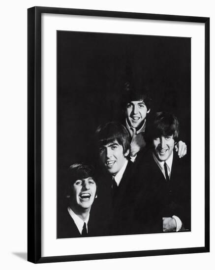 Ringo Starr, George Harrison, Paul McCartney and John Lennon of the English Rock Group the Beatles-John Dominis-Framed Premium Photographic Print