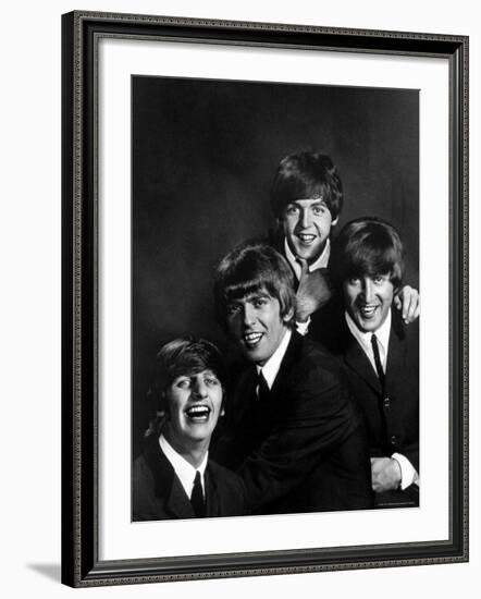 Ringo Starr, George Harrison, Paul McCartney and John Lennon-John Dominis-Framed Premium Photographic Print