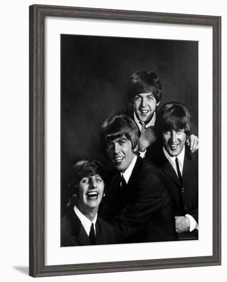 Ringo Starr, George Harrison, Paul McCartney and John Lennon-John Dominis-Framed Premium Photographic Print