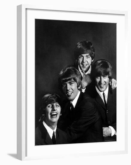 Ringo Starr, George Harrison, Paul McCartney and John Lennon-John Dominis-Framed Premium Photographic Print