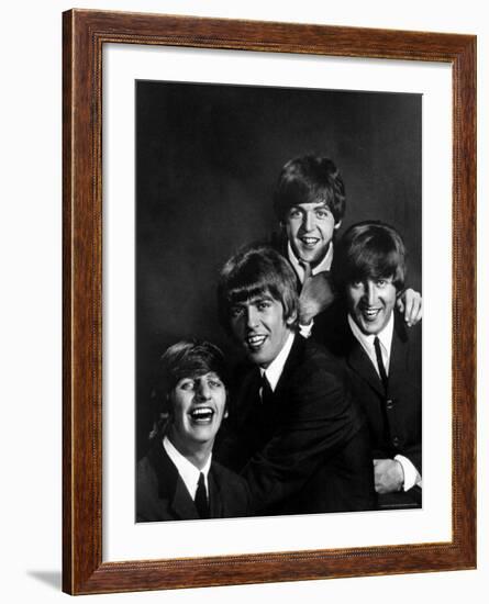 Ringo Starr, George Harrison, Paul McCartney and John Lennon-John Dominis-Framed Premium Photographic Print