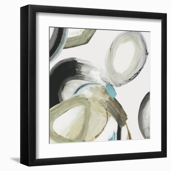 Rings and Lines I-PI Studio-Framed Art Print